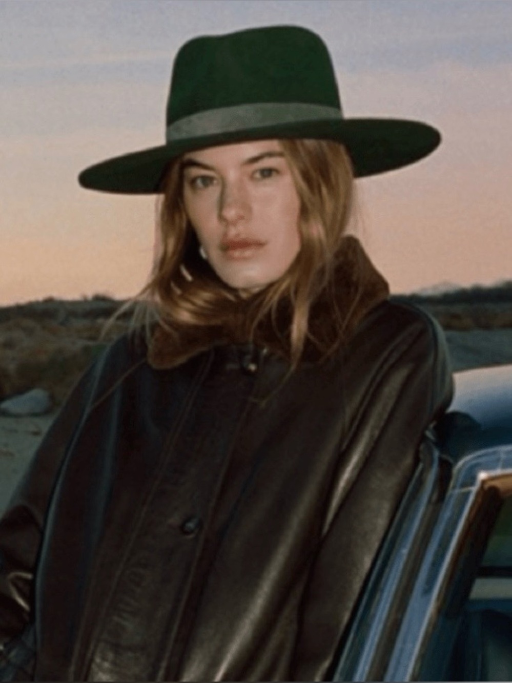 Lack Of Color Olive Green Wool Felt Wide-Brim Hat,Medium 57CM(M), Like New. - Picture 11 of 12